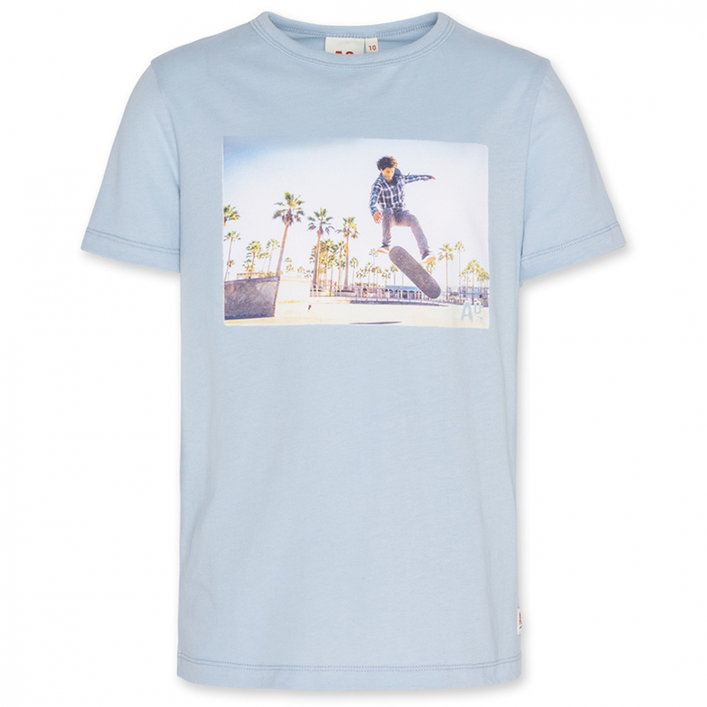 American Outfitters Mat Photo T-Shirt Sky Blue | Kalle Børnetøj & Sko