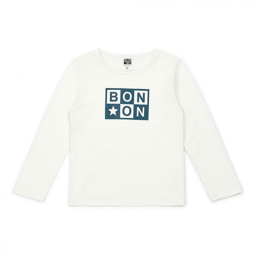 Bonton T-Shirt m/logo Creme Bonton | Kalle Børnetøj & Sko