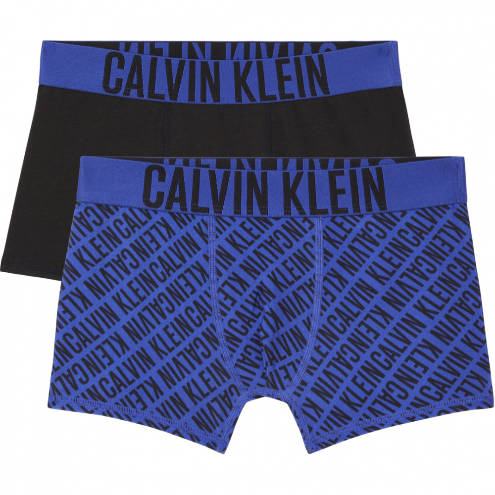 Underwear Trunk Boxer - Sort/koboltblå