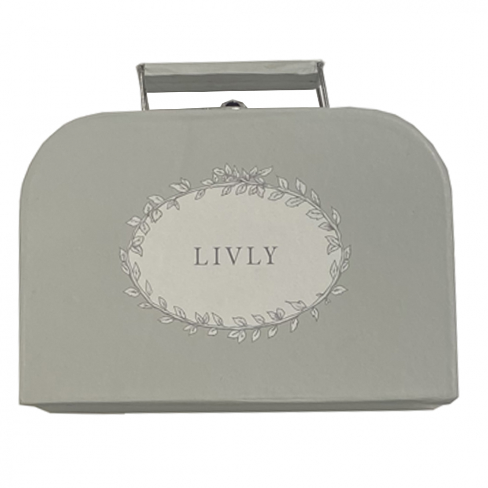 Lille Kuffert m/Livly-logo - Grå