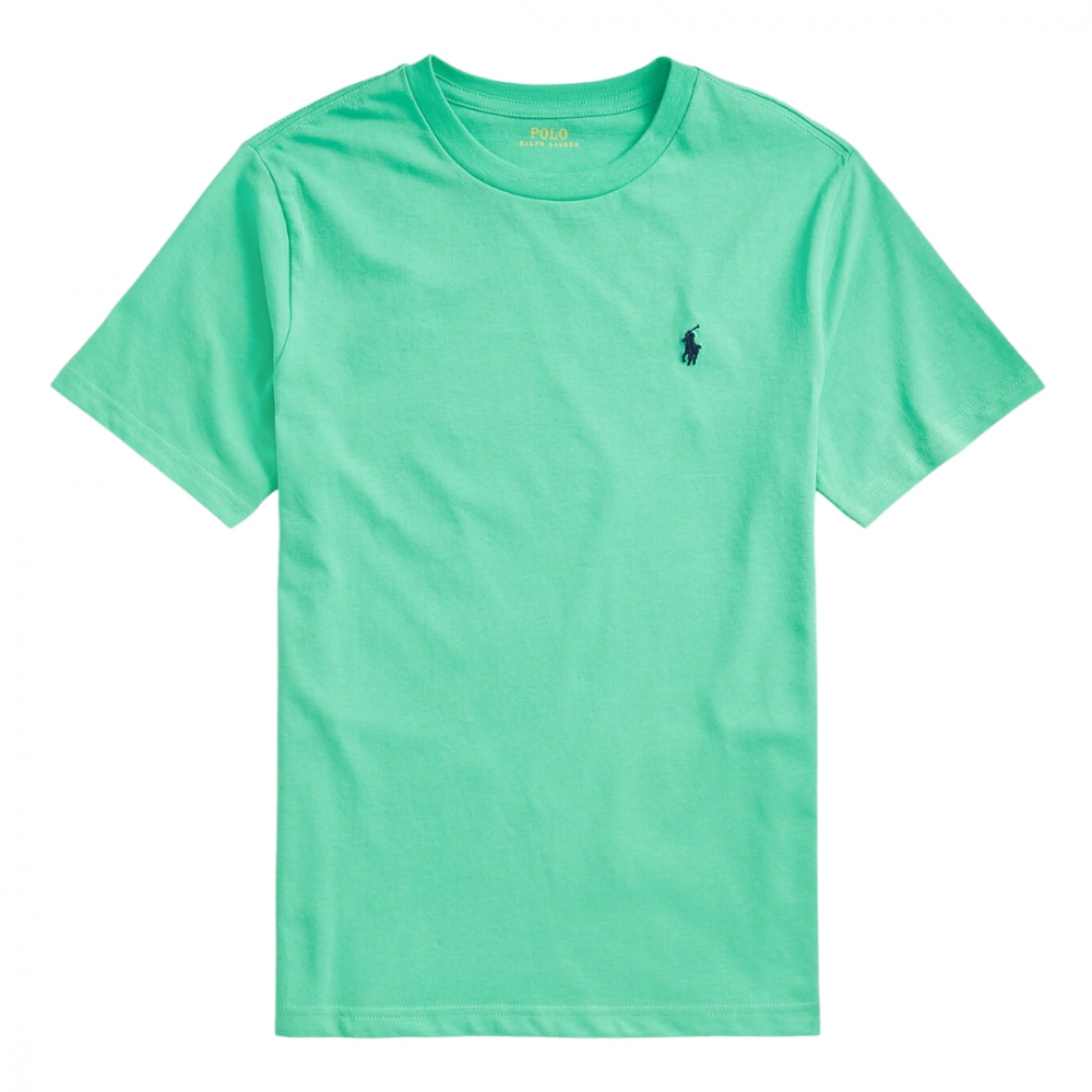 Ralph Lauren T-shirt m/Polo Logo - Grøn | Kalle Børnetøj & Sko