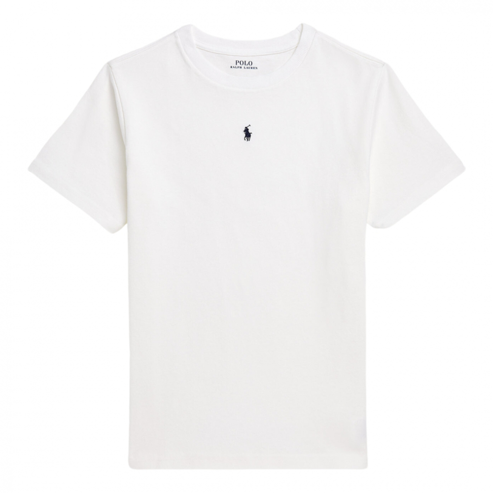Ralph Lauren T-shirt m/Polo Logo - Hvid | Kalle Børnetøj & Sko