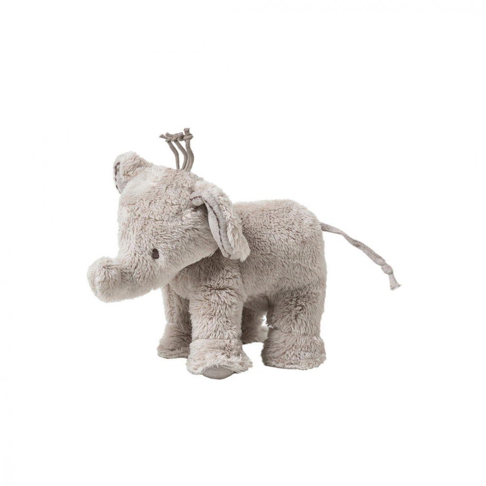 Elefant 12 cm - Taupe