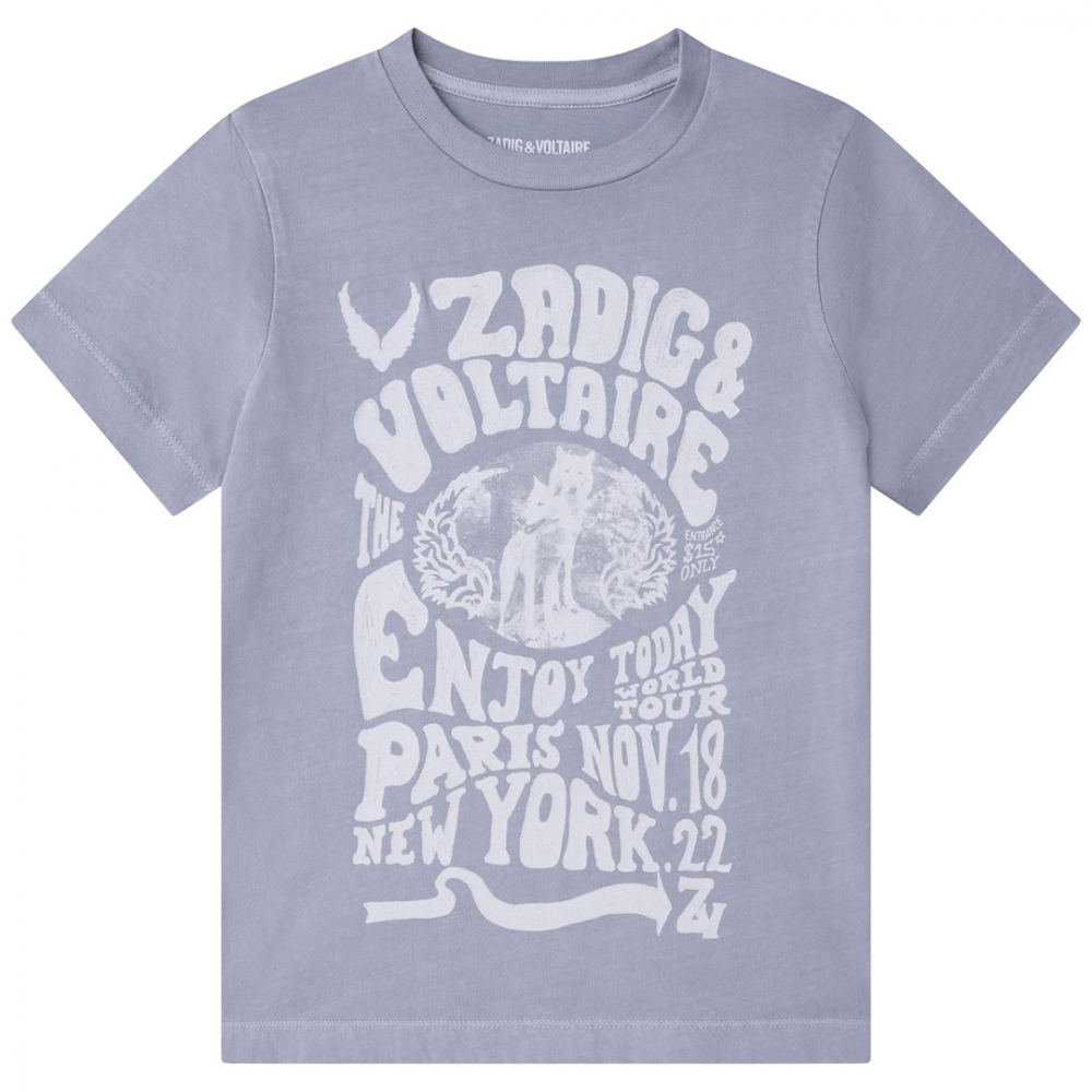 Zadig & Voltaire Shade T-Shirt Medium Grey | Kalle Børnetøj & Sko
