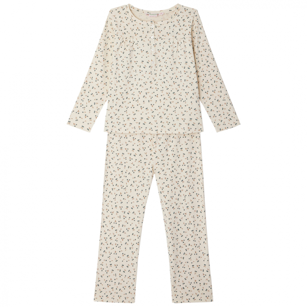 Bonpoint Pyjamas m/kirsebær Ecru | Kalle Børnetøj & Sko