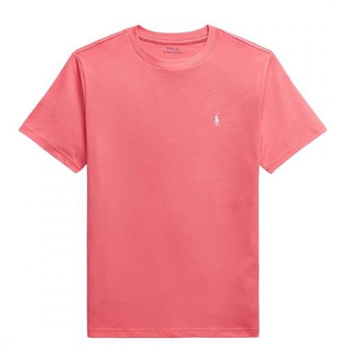 T-Shirt m/polo-logo - Pale Red