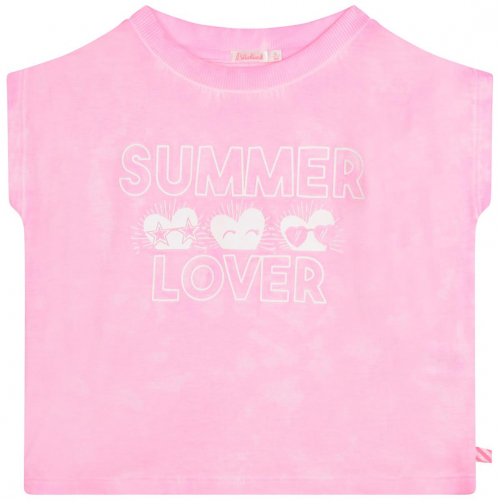 T-shirt m/Print - Pink