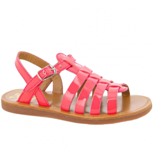 Plagette Strap Sandaler - Pink