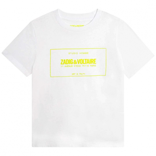 T-shirt m/Tryk - Hvid