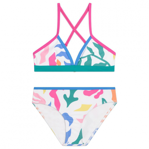 Bikini m/blomsterprint - Hvid/Multi