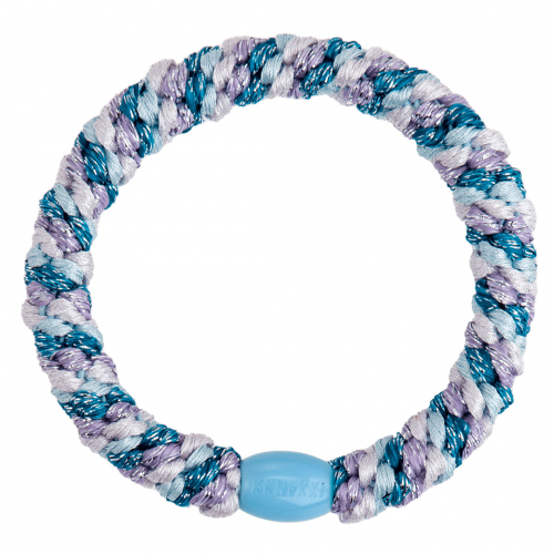 Kknekki Hårelastik - Lilac Blue Glitter Mix