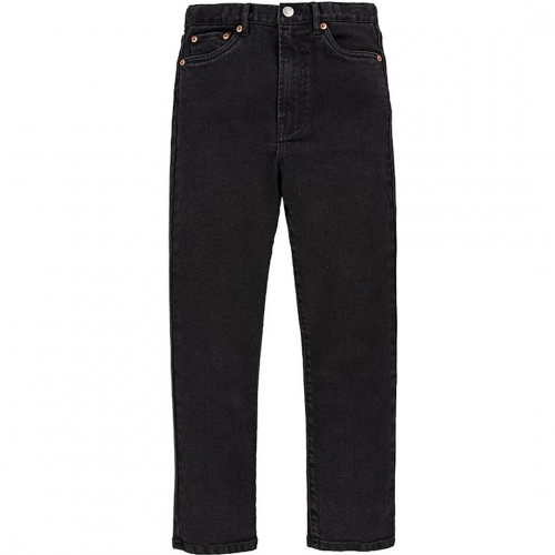 Ribcage Straight Ankle Jeans - Black Heart 