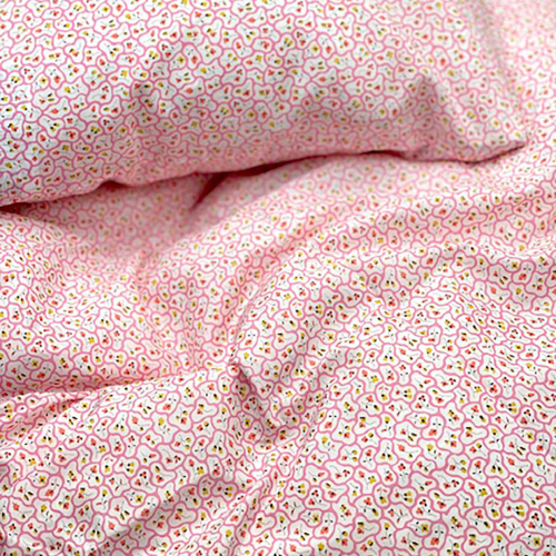 Liberty Sengetøj - Floral Paving Pink