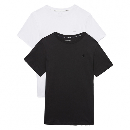 2-Pack Underwear T-shirts m/logo - Sort/Hvid