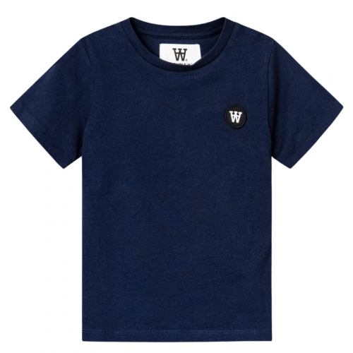 T-Shirt m/W-logo - Navy/Sort