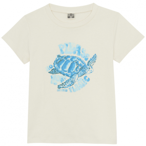 Tuba T-shirt m/Skildpadde - Offwhite