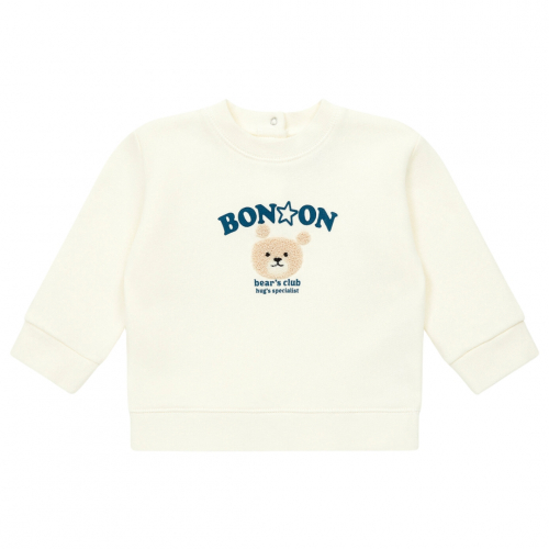 Sweatshirt m/Logo - Creme Bonton